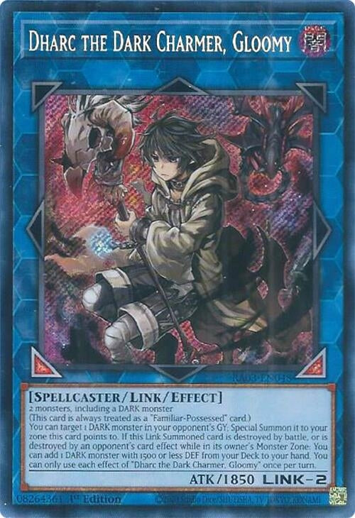 Image for Dharc the Dark Charmer, Gloomy (Secret Rare) (Quarter Century Bonanza) (RA03-EN048) - YuGiOh