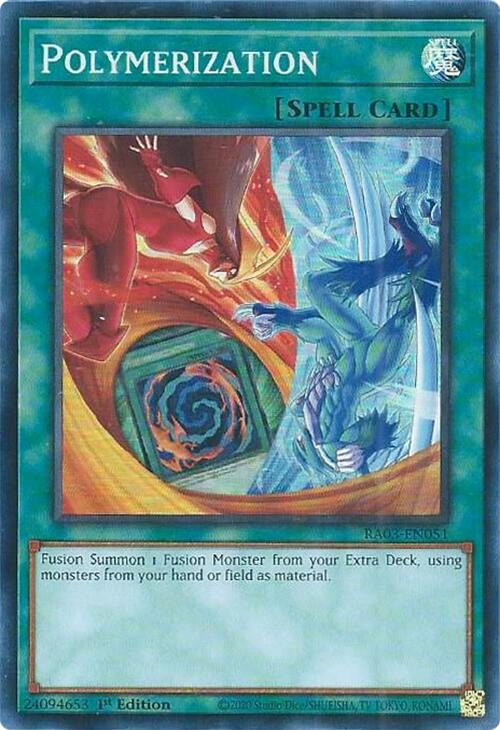Image for Polymerization (B) (HERO Art) (Quarter Century Bonanza) (RA03-EN051) - YuGiOh