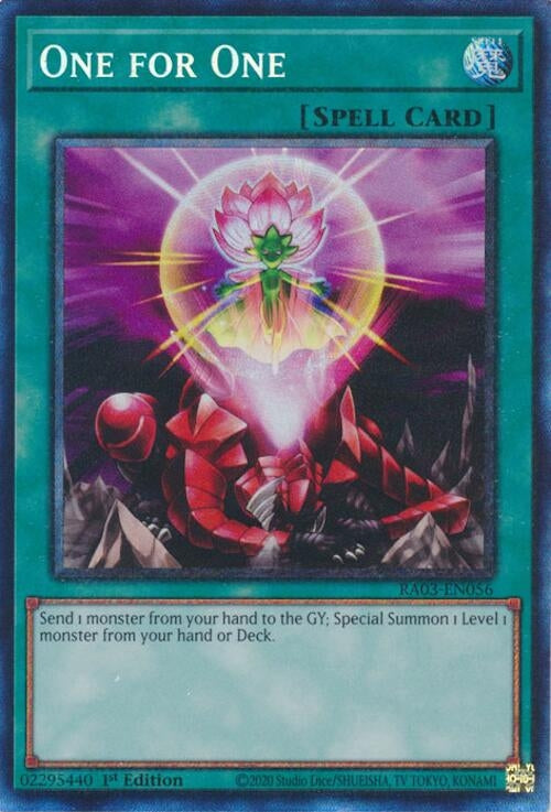 Image for One for One (PCR) (Quarter Century Bonanza) (RA03-EN056) - YuGiOh