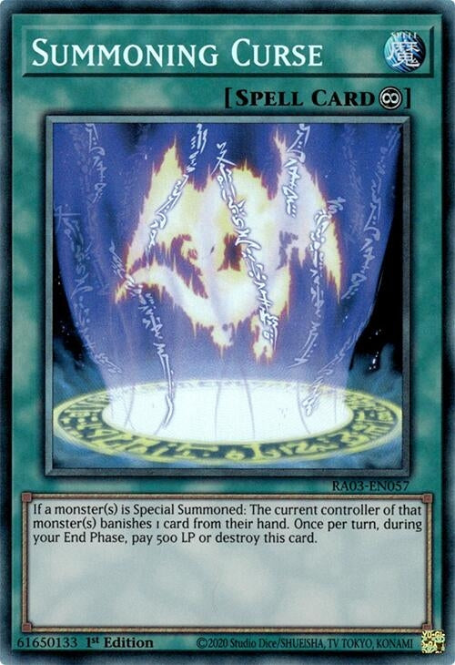 Image for Summoning Curse (PCR) (Quarter Century Bonanza) (RA03-EN057) - YuGiOh
