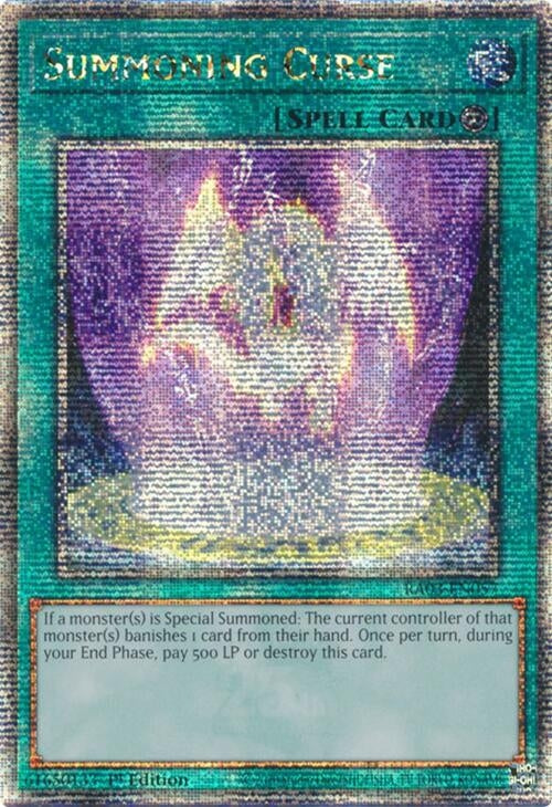 Image for Summoning Curse (Quarter Century Secret Rare) (Quarter Century Bonanza) (RA03-EN057) - YuGiOh