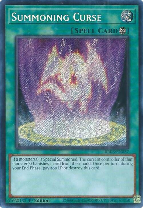 Image for Summoning Curse (Secret Rare) (Quarter Century Bonanza) (RA03-EN057) - YuGiOh
