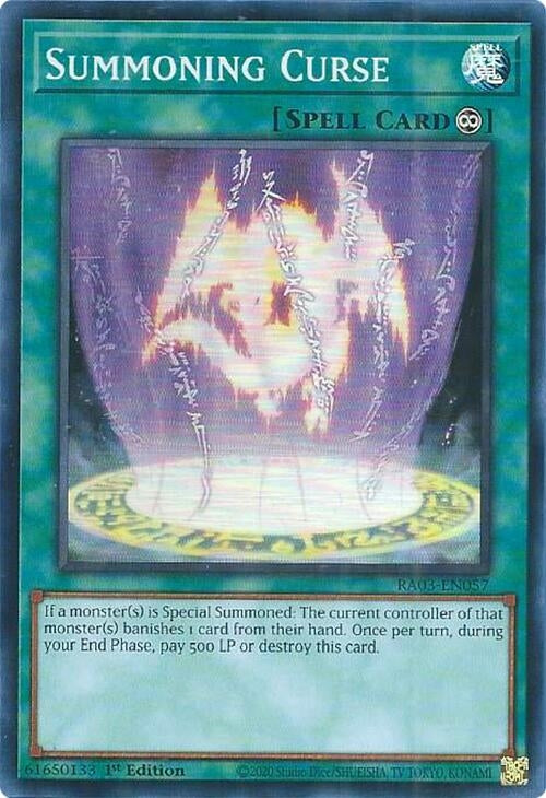 Image for Summoning Curse (Quarter Century Bonanza) (RA03-EN057) - YuGiOh