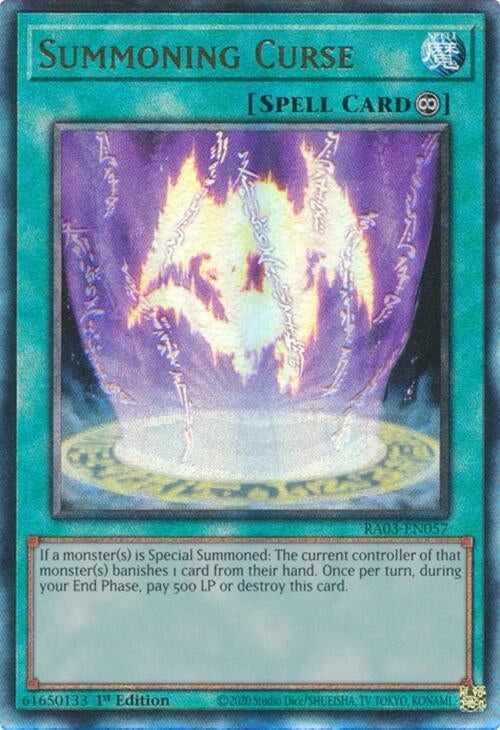 Image for Summoning Curse (PUR) (Quarter Century Bonanza) (RA03-EN057) - YuGiOh