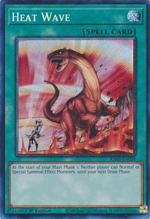 Image for Heat Wave (PCR) (Quarter Century Bonanza) (RA03-EN058) - YuGiOh