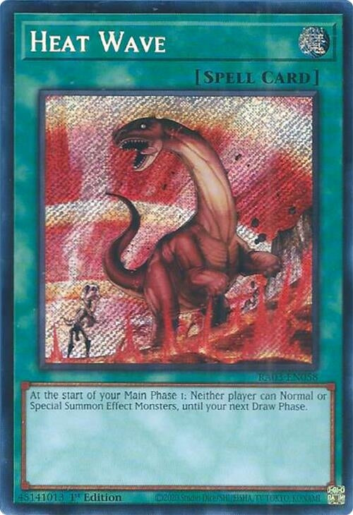 Image for Heat Wave (Secret Rare) (Quarter Century Bonanza) (RA03-EN058) - YuGiOh