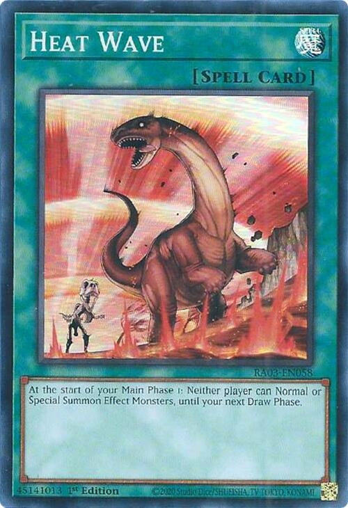 Image for Heat Wave (Quarter Century Bonanza) (RA03-EN058) - YuGiOh