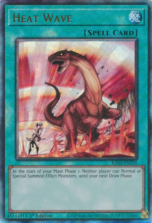 Image for Heat Wave (PUR) (Quarter Century Bonanza) (RA03-EN058) - YuGiOh