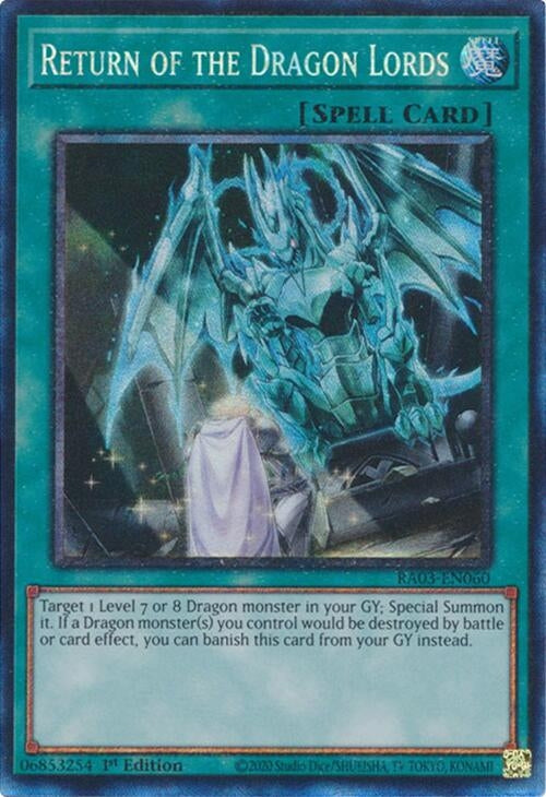 Image for Return of the Dragon Lords (PCR) (Quarter Century Bonanza) (RA03-EN060) - YuGiOh