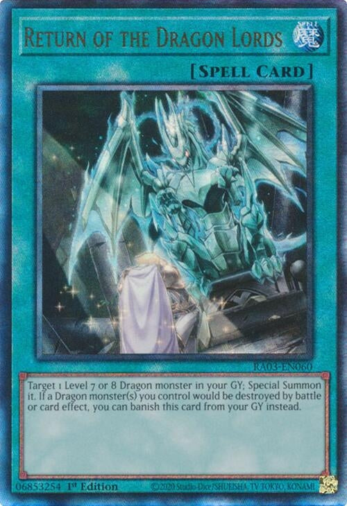 Image for Return of the Dragon Lords (PUR) (Quarter Century Bonanza) (RA03-EN060) - YuGiOh