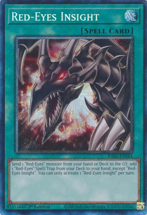 Image for Red-Eyes Insight (PCR) (Quarter Century Bonanza) (RA03-EN061) - YuGiOh