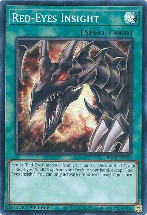 Image for Red-Eyes Insight (Quarter Century Bonanza) (RA03-EN061) - YuGiOh