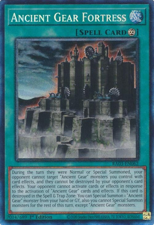 Image for Ancient Gear Fortress (PCR) (Quarter Century Bonanza) (RA03-EN062) - YuGiOh