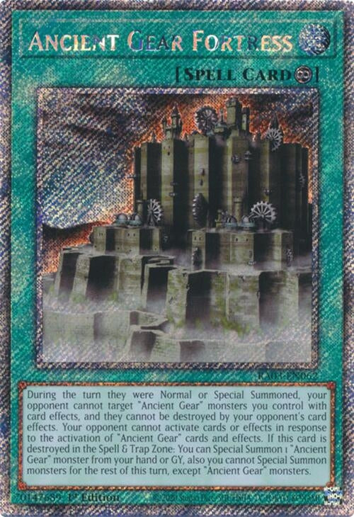 Image for Ancient Gear Fortress (Platinum Secret Rare) (Quarter Century Bonanza) (RA03-EN062) - YuGiOh