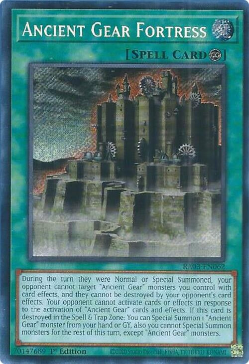 Image for Ancient Gear Fortress (Secret Rare) (Quarter Century Bonanza) (RA03-EN062) - YuGiOh