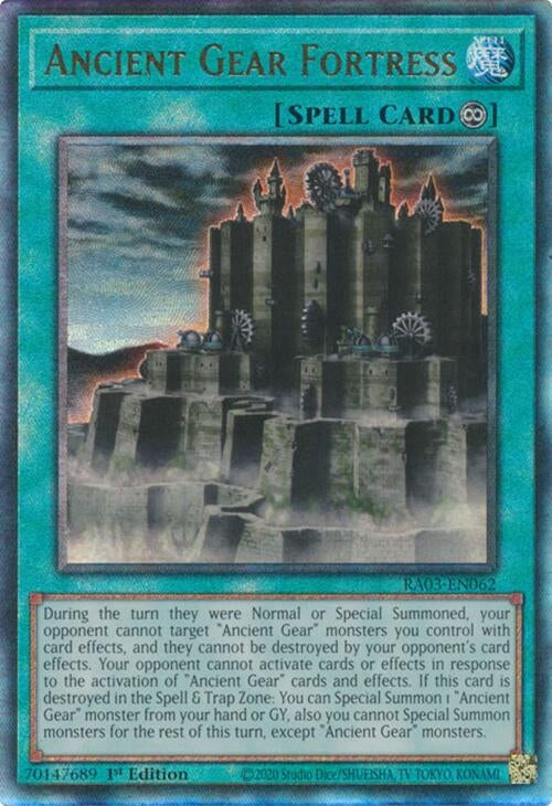 Image for Ancient Gear Fortress (PUR) (Quarter Century Bonanza) (RA03-EN062) - YuGiOh