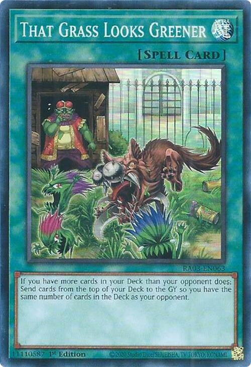 Image for That Grass Looks Greener (Quarter Century Bonanza) (RA03-EN063) - YuGiOh