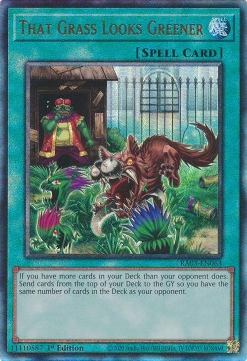 Image for That Grass Looks Greener (PUR) (Quarter Century Bonanza) (RA03-EN063) - YuGiOh