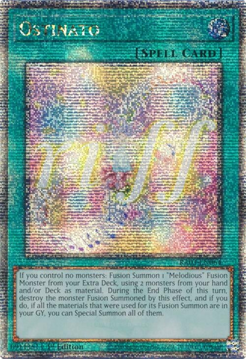 Image for Ostinato (Quarter Century Secret Rare) (Quarter Century Bonanza) (RA03-EN064) - YuGiOh