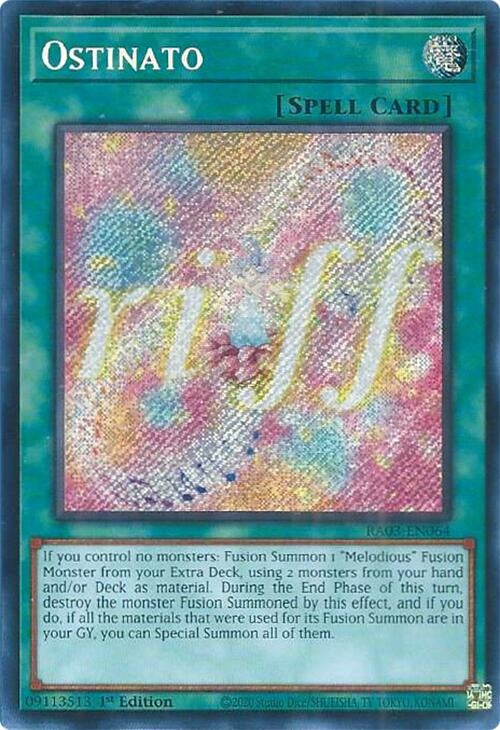 Image for Ostinato (Secret Rare) (Quarter Century Bonanza) (RA03-EN064) - YuGiOh