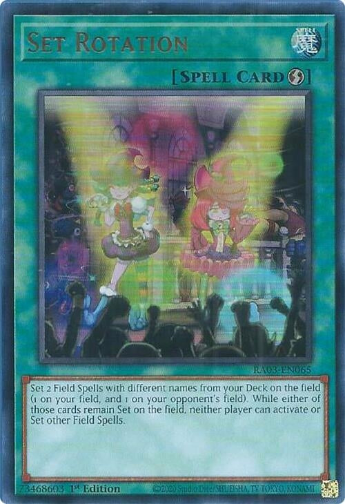 Image for Set Rotation (UR) (Quarter Century Bonanza) (RA03-EN065) - YuGiOh
