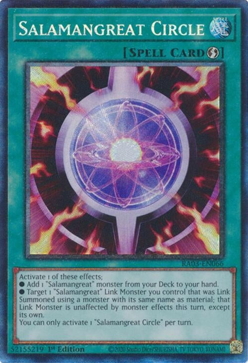 Image for Salamangreat Circle (PCR) (Quarter Century Bonanza) (RA03-EN066) - YuGiOh