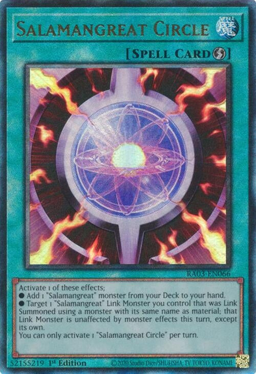 Image for Salamangreat Circle (PUR) (Quarter Century Bonanza) (RA03-EN066) - YuGiOh