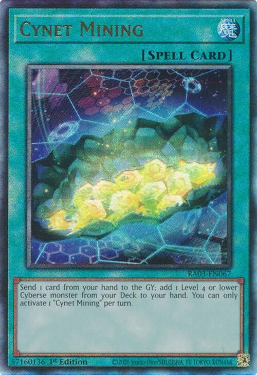 Image for Cynet Mining (PUR) (Quarter Century Bonanza) (RA03-EN067) - YuGiOh