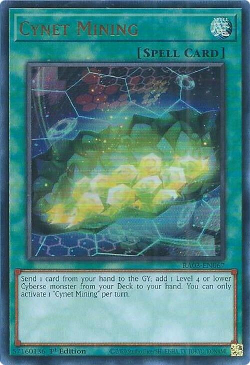 Image for Cynet Mining (UR) (Quarter Century Bonanza) (RA03-EN067) - YuGiOh