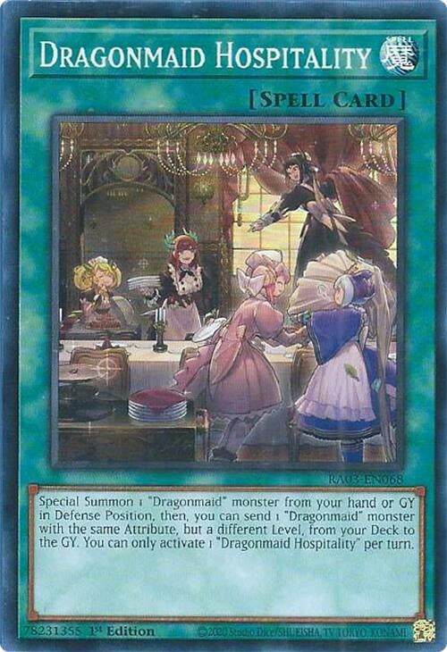 Image for Dragonmaid Hospitality (Quarter Century Bonanza) (RA03-EN068) - YuGiOh