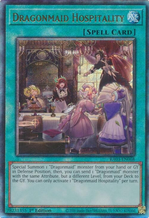 Image for Dragonmaid Hospitality (PUR) (Quarter Century Bonanza) (RA03-EN068) - YuGiOh