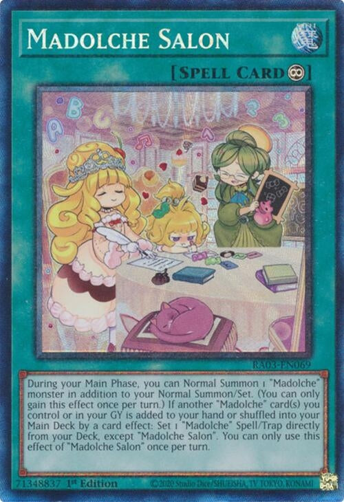 Image for Madolche Salon (PCR) (Quarter Century Bonanza) (RA03-EN069) - YuGiOh
