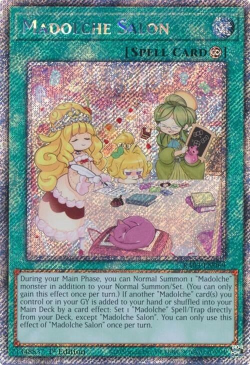 Image for Madolche Salon (Platinum Secret Rare) (Quarter Century Bonanza) (RA03-EN069) - YuGiOh