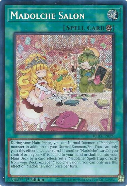 Image for Madolche Salon (Secret Rare) (Quarter Century Bonanza) (RA03-EN069) - YuGiOh