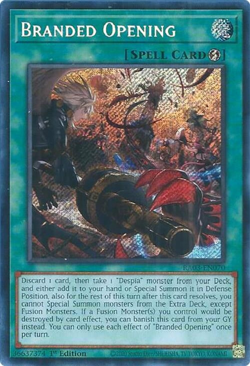 Image for Branded Opening (Secret Rare) (Quarter Century Bonanza) (RA03-EN070) - YuGiOh