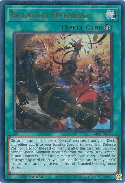 Image for Branded Opening (UR) (Quarter Century Bonanza) (RA03-EN070) - YuGiOh