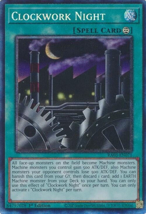 Image for Clockwork Night (PCR) (Quarter Century Bonanza) (RA03-EN071) - YuGiOh