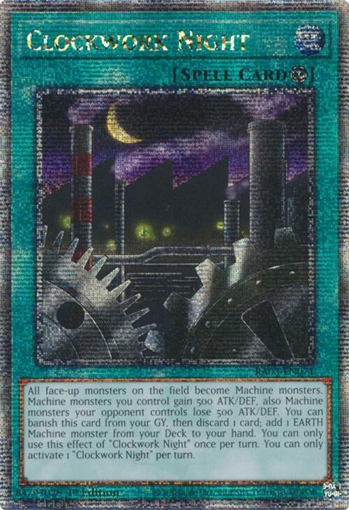 Image for Clockwork Night (Quarter Century Secret Rare) (Quarter Century Bonanza) (RA03-EN071) - YuGiOh