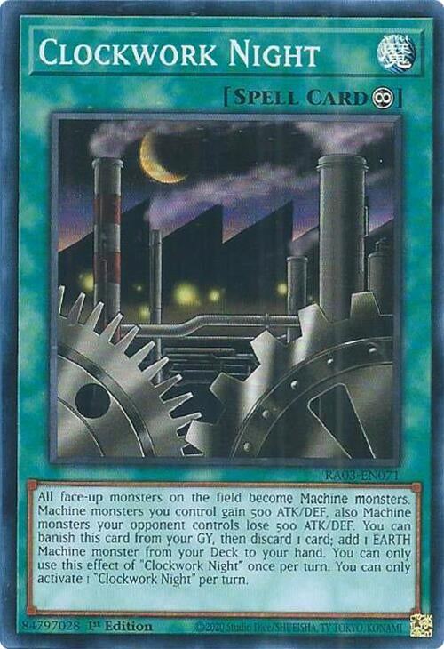 Image for Clockwork Night (Quarter Century Bonanza) (RA03-EN071) - YuGiOh