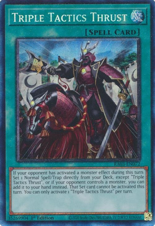 Image for Triple Tactics Thrust (PCR) (Quarter Century Bonanza) (RA03-EN072) - YuGiOh