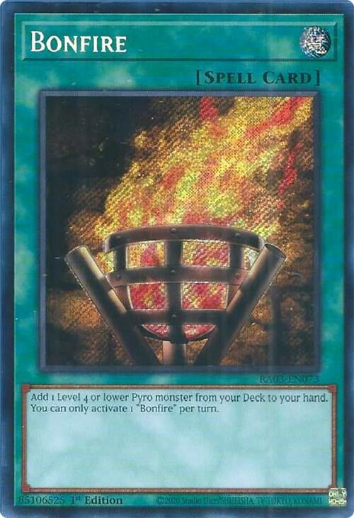 Image for Bonfire (Secret Rare) (Quarter Century Bonanza) (RA03-EN073) - YuGiOh