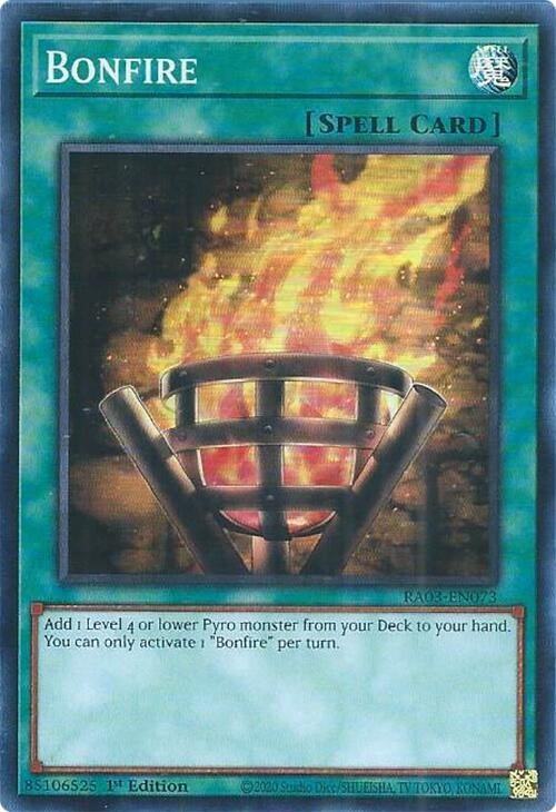 Image for Bonfire (Quarter Century Bonanza) (RA03-EN073) - YuGiOh