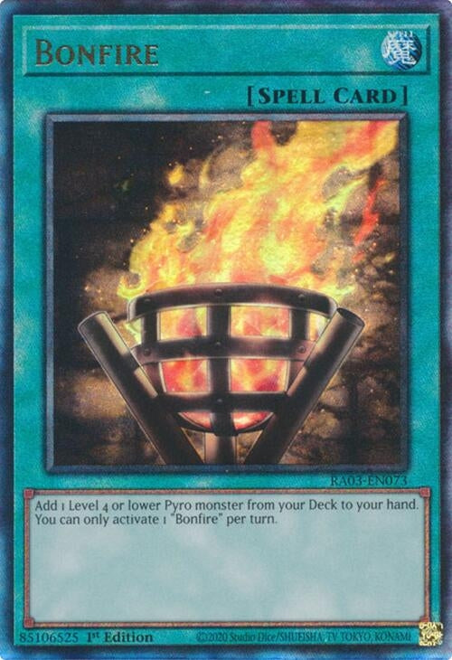 Image for Bonfire (PUR) (Quarter Century Bonanza) (RA03-EN073) - YuGiOh