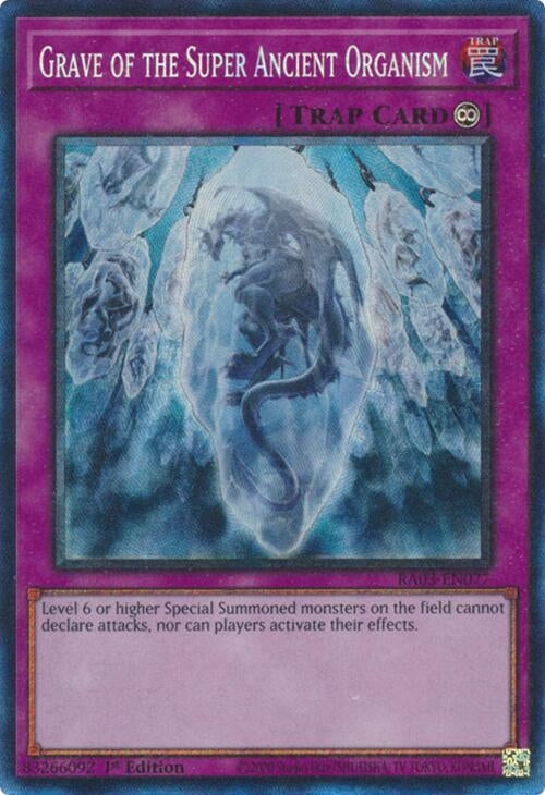 Image for Grave of the Super Ancient Organism (PCR) (Quarter Century Bonanza) (RA03-EN077) - YuGiOh