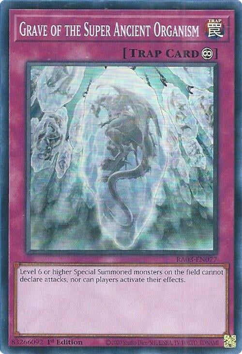 Image for Grave of the Super Ancient Organism (Quarter Century Bonanza) (RA03-EN077) - YuGiOh