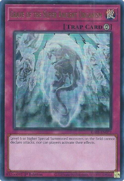 Image for Grave of the Super Ancient Organism (UR) (Quarter Century Bonanza) (RA03-EN077) - YuGiOh