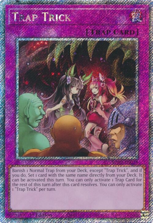 Image for Trap Trick (Platinum Secret Rare) (Quarter Century Bonanza) (RA03-EN078) - YuGiOh