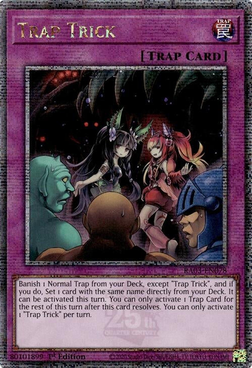 Image for Trap Trick (Quarter Century Secret Rare) (Quarter Century Bonanza) (RA03-EN078) - YuGiOh
