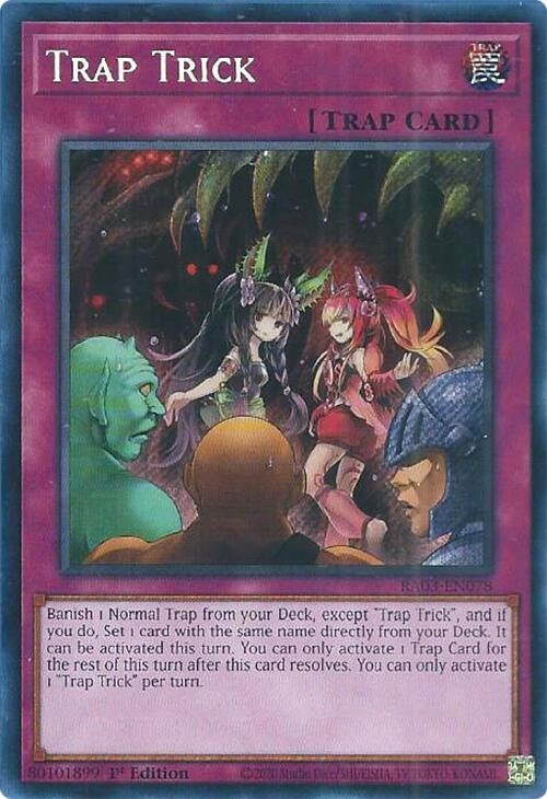 Image for Trap Trick (Secret Rare) (Quarter Century Bonanza) (RA03-EN078) - YuGiOh