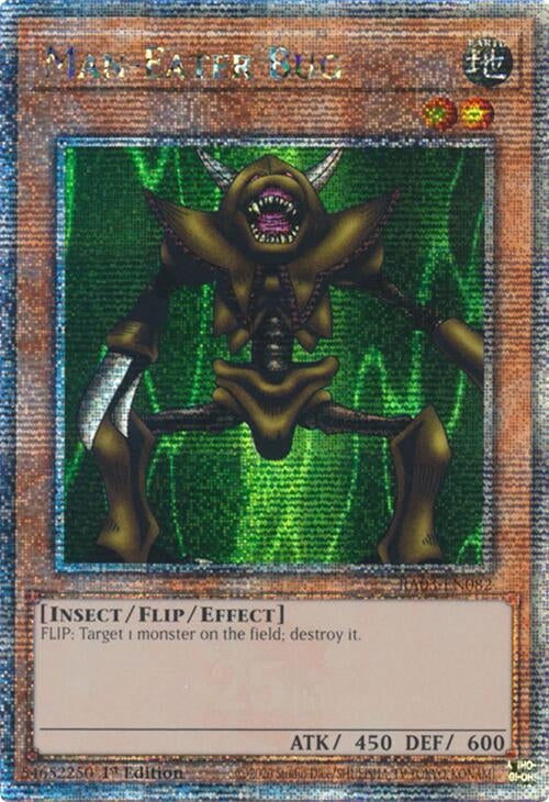 Image for Man-Eater Bug (Quarter Century Secret Rare) (Quarter Century Bonanza) (RA03-EN082) - YuGiOh